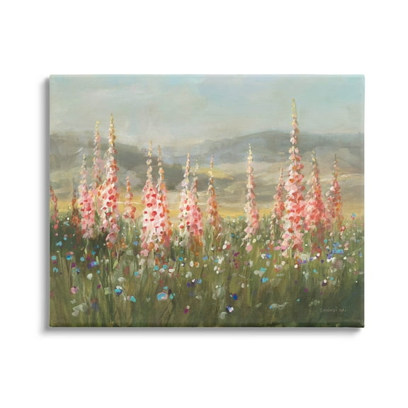 Stupell Industries Flower Blossoms Vast Rural Meadow Painting Gallery Wrapped Canvas Print Wall Art, Design by Danhui Nai