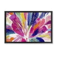 thumbnail image 1 of Stupell Industries Modern Flower Burst in Vibrant Tones Black Floating Frame Canvas Art, 31 x 21, by Chromatic Storm Studio, 1 of 8