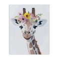 thumbnail image 1 of Stupell Industries Eclectic Flower Crown Giraffe Canvas Art, 30 x 40, by The Prints Vibe, 1 of 8