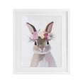thumbnail image 1 of Stupell Industries Cottage Flower Crown Rabbit White Framed Print Under Glass, 17 x 21, by The Prints Vibe, 1 of 8