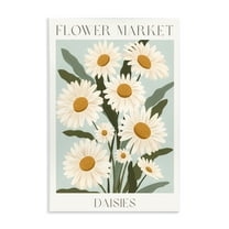 Stupell Industries Flower Market Daisies Wall Plaque Art design by Courtney Haley, 15 x 10