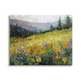 thumbnail image 1 of Stupell Industries Flower Meadow Painting Landscape Painting Gallery Wrapped Canvas Art Print Wall Art, 40 x 30, 1 of 8