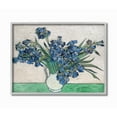 thumbnail image 1 of Stupell Industries Flower Pot Blue Green Van Gogh Classical Painting Framed Wall Art by Vincent Van Gogh, 1 of 8