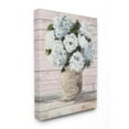 thumbnail image 1 of Stupell Industries Flower Pot Green Blue Pink Painting Canvas Wall Art by Julie DeRice, 1 of 5