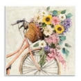 thumbnail image 1 of Stupell Industries Flower Swathed Bicycle Transportation Painting Unframed Art Print Wall Art, 12 x 12, 1 of 8