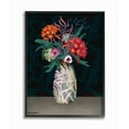 thumbnail image 1 of Stupell Industries Flower Vase Pattern Collage Design Graphic Art Black Framed Art Print Wall Art, 16x20, by Karen Dreyfus, 1 of 7