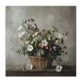 thumbnail image 1 of Stupell Industries Cottage Flowers In A Basket Arrangement Canvas Art, 30 x 30, by Lazar Studio, 1 of 8