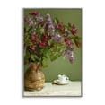 thumbnail image 1 of Stupell Industries Flowers & Teacup Botanical & Floral Painting Gray Framed Art Print Wall Art, 12 x 18, 1 of 10