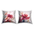 thumbnail image 1 of Stupell Industries Flowers & Vintage Cursive Decorative Printed Throw Pillow, 18 x 18, 1 of 5