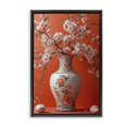 thumbnail image 1 of Stupell Industries Transitional Flowers in Eastern Vase Black Floating Frame Canvas Art, 17 x 25, by RB, 1 of 8