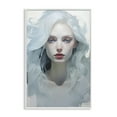 thumbnail image 1 of Stupell Industries Flowing Hair Visage Novelty Painting White Framed Art Print Wall Art, 16 x 24, 1 of 10