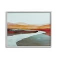 thumbnail image 1 of Stupell Industries Flowing River Landscape Landscape Painting Gray Framed Art Print Wall Art, 30 x 24, 1 of 9