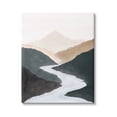 thumbnail image 1 of Stupell Industries Flowing River Nature Landscape Foggy Distant Mountain Painting Gallery Wrapped Canvas Print Wall Art, Design by JJ Design House LLC, 1 of 7