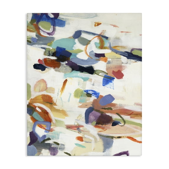 Stupell Industries Modern Flowing Stippled Brushstrokes Canvas Art, 30 x 40, by Lisa Ridgers