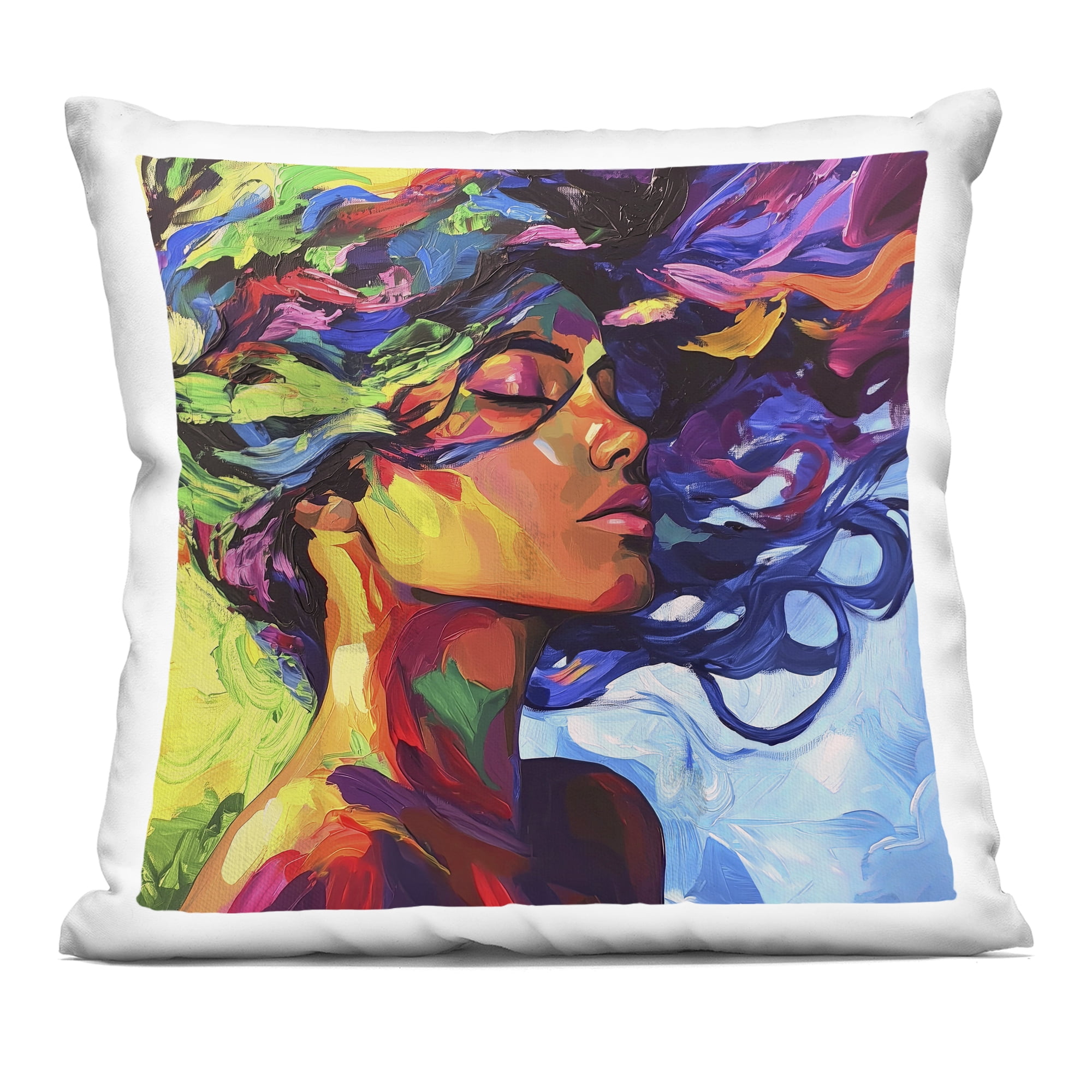 Stupell Industries Flowing Whirlwind Of Colors Decorative Printed Throw Pillow, design by Svetlana Aleynikova
