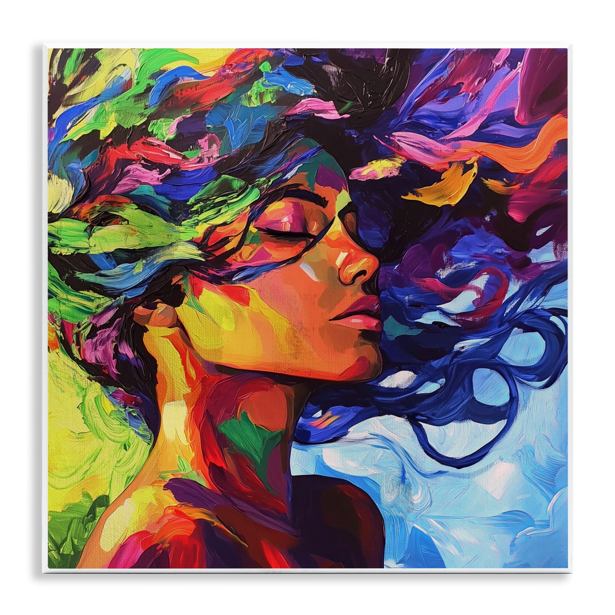 Stupell Industries Flowing Whirlwind Of Colors Wall Plaque Art, design by Svetlana Aleynikova
