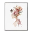 thumbnail image 1 of Stupell Industries Contemporary Flowing With Petals Portrait Gray Framed Giclee Art, 11 x 14, by Svetlana Aleynikova, 1 of 8