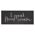 thumbnail image 1 of Stupell Industries Eclectic Fluent Sarcasm Sassy Quote Canvas Art, 24 x 10, by Lux + Me Designs, 1 of 8