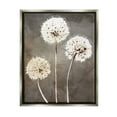 thumbnail image 1 of Stupell Industries Fluffy Dandelion Plants Wildflower Botanical Blooms Graphic Art Luster Gray Floating Framed Canvas Print Wall Art, Design by Kim Allen, 1 of 5