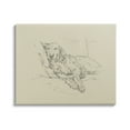 thumbnail image 1 of Stupell Industries Fluffy Retriever Napping Cushions Casual Monochromatic Dog Sketch,40 x 30, Design by Ethan Harper, 1 of 5