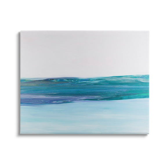 Stupell Industries Fluid Abstract Landscape Composition Graphic Art Gallery Wrapped Canvas Print Wall Art, Design by Ruth Fromstein