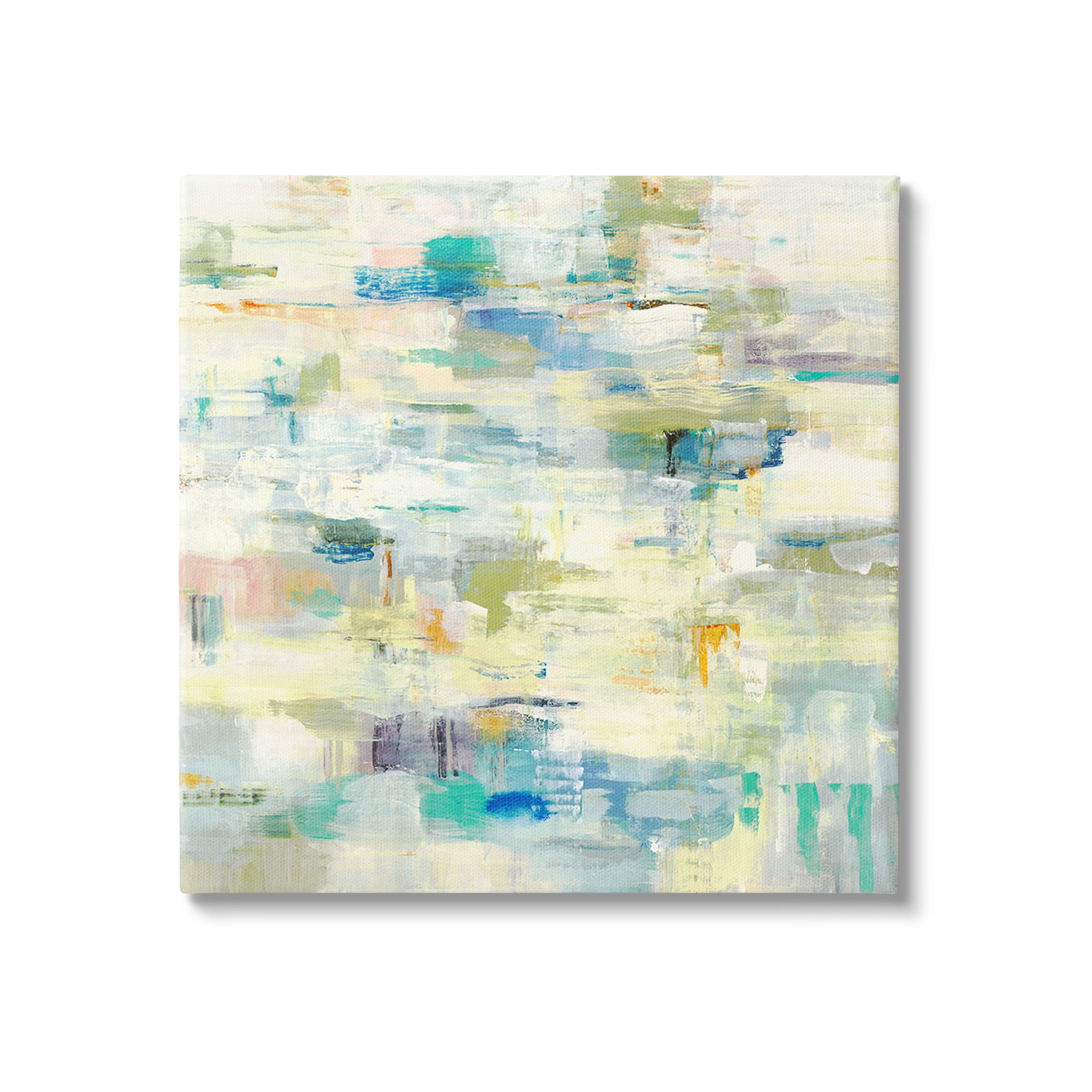 Stupell Industries Fluid Abstract Pattern Abstract Painting Gallery Wrapped Canvas Art Print Wall Art, 24 x 24