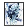thumbnail image 1 of Stupell Industries Contemporary Fluid Chaotic Abstraction Black Floating Frame Canvas Art, 17 x 21, by June Erica Vess, 1 of 8