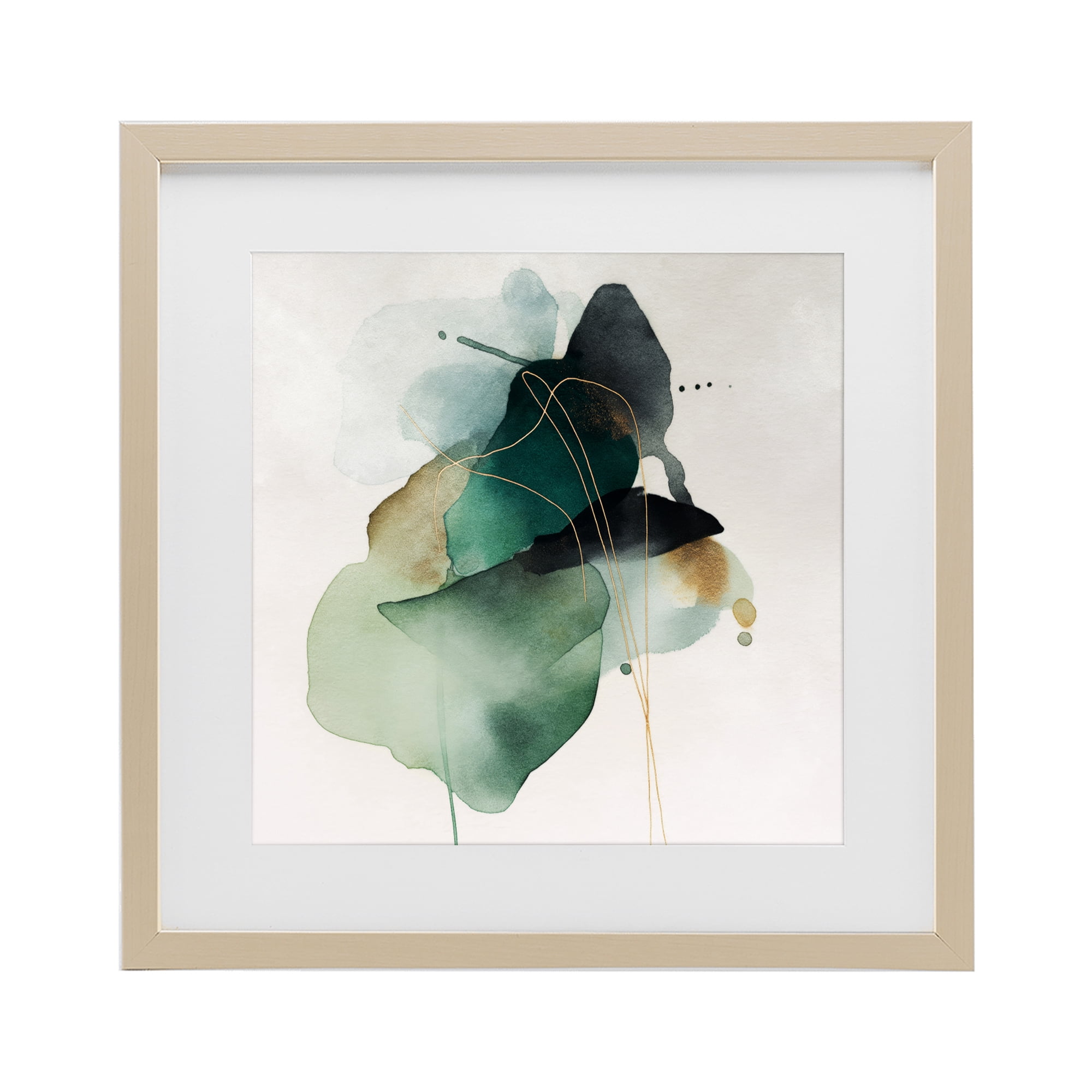 Stupell Industries Fluid Emerald Cascade Birch Framed Print Under Glass, design by Svetlana Aleynikova