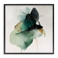 thumbnail image 1 of Stupell Industries Transitional Fluid Emerald Cascade Black Framed Giclee Art, 12 x 12, by Svetlana Aleynikova, 1 of 8