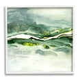 thumbnail image 1 of Stupell Industries Fluid Green Abstract Form Graphic Art White Framed Art Print Wall Art, Design by Ruth Fromstein, 1 of 7
