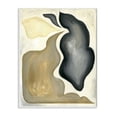 thumbnail image 1 of Stupell Industries Fluid Shape Composition Abstract Design Brown Black Design by Daphne Polselli, 1 of 6