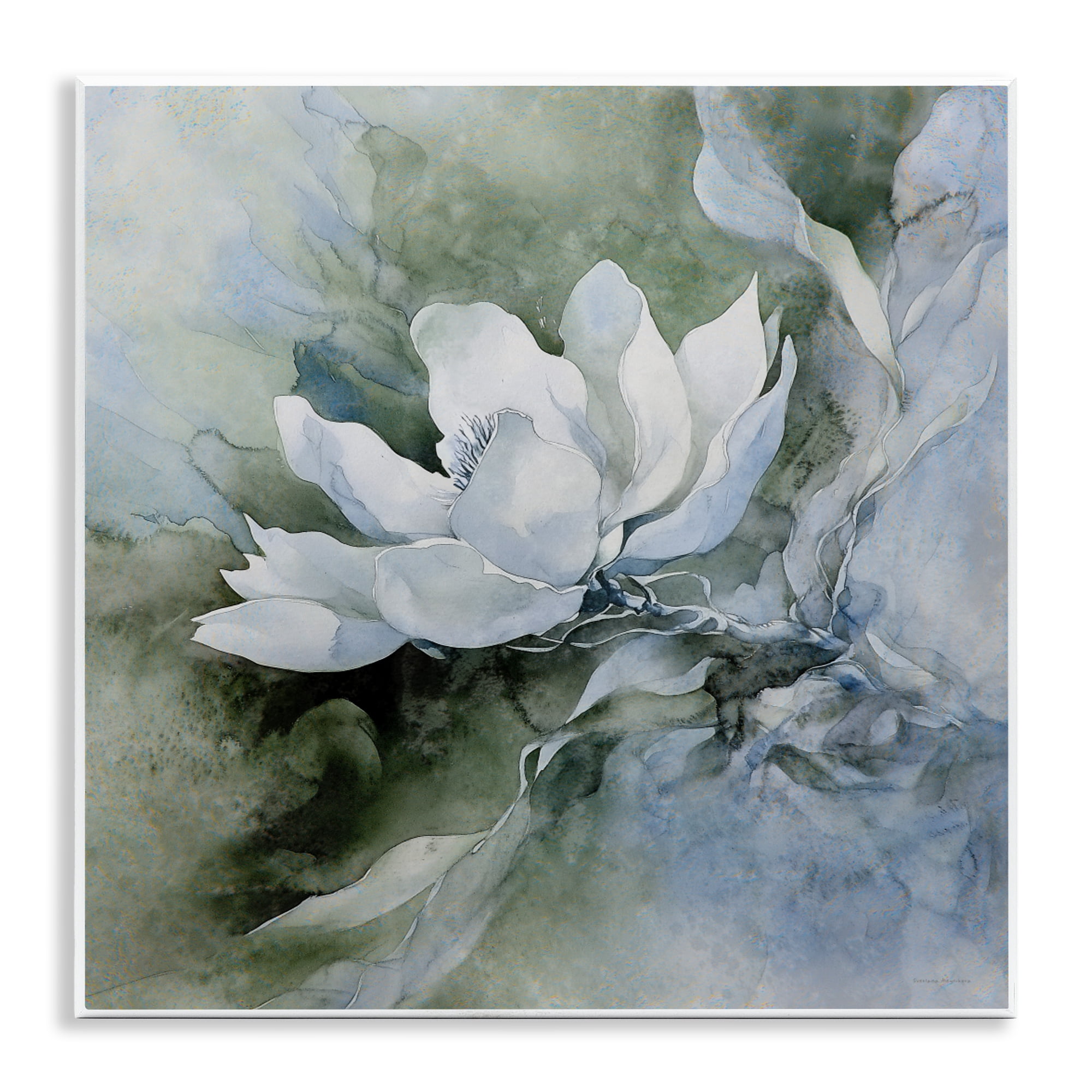 Stupell Industries Fluid Whimsical Flower Wall Plaque Art, design by Svetlana Aleynikova