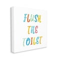 thumbnail image 1 of Stupell Industries Flush the Toilet Bathroom Rules Kids Typography Typography Painting Gallery Wrapped Canvas Print Wall Art, 36 x 36, 1 of 6