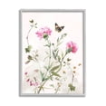 thumbnail image 1 of Stupell Industries Fluttering Butterfly Garden Blooms Graphic Art Gray Framed Art Print Wall Art, Design by Nina Blue, 1 of 8