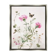 Stupell Industries Garden Rules on Floral Pattern Wall Plaque Art By Lil' Rue 7 x 17 in the Wall