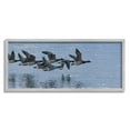 thumbnail image 1 of Stupell Industries Flying Geese Wings Flapping Calm Ocean Water Framed Wall Art, 30 x 13, Design by Amy Brinkman, 1 of 7
