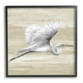 thumbnail image 1 of Stupell Industries Flying Heron Sand Textured Background Natural Tones,12 x 12, Design by Patricia Pinto, 1 of 5