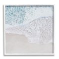 thumbnail image 1 of Stupell Industries Foamy Ocean Waves Nature Photography White Framed Art Print Wall Art, 17 x 17, 1 of 9