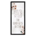 thumbnail image 1 of Stupell Industries Focus on the Good Phrase Soft Country Cotton Florals, 10 x 24, Designed by Kim Allen, 1 of 7
