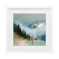thumbnail image 1 of Stupell Industries Transitional Fog On The Mountains White Framed Print Under Glass, 16 x 16, by Kim Curinga, 1 of 8