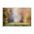 thumbnail image 1 of Stupell Industries Foggy Autumnal Forest Landscape & Nature Photography White Framed Art Print Wall Art, 18 x 12, 1 of 2