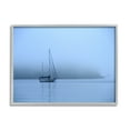 thumbnail image 1 of Stupell Industries Foggy Boat Sailing Landscape Photography Gray Framed Art Print Wall Art, 30 x 24, 1 of 9