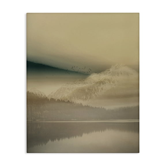 Stupell Industries Foggy Mountain Awakening Canvas Wall Art design by Gemma Bardot, 40 x 30
