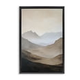 thumbnail image 1 of Stupell Industries Traditional Foggy Mountains Over Valley Black Floating Frame Canvas Art, 21 x 31, by Petals Prints Design, 1 of 8