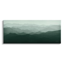 Stupell Industries Foggy Panoramic Mountain Range Photograph Gallery Wrapped Canvas Print Wall Art, Design by Ryan Fowler