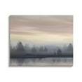 thumbnail image 1 of Stupell Industries Foggy Pond Reflection Nature Photography Gallery Wrapped Canvas Print Wall Art, 30 x 24, 1 of 7