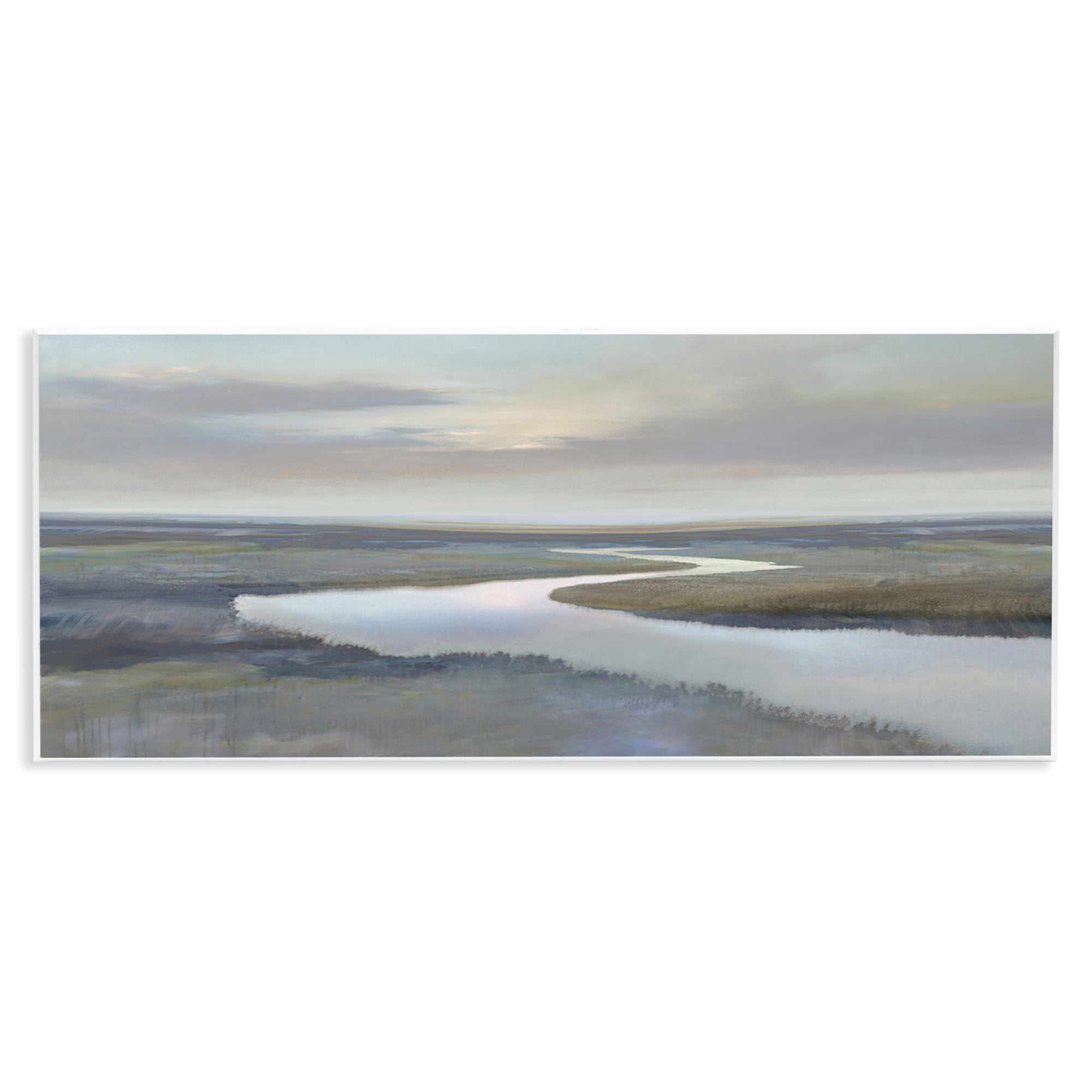 Stupell Industries Foggy Riverbend Atmosphere Wall Plaque Art, design by Christy McKee