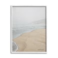 thumbnail image 1 of Stupell Industries Foggy Sky Beach Shoreline Landscape Illustration Photography White Framed Art Print Wall Art, 16x20, by Elizabeth Urquhart, 1 of 6