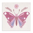thumbnail image 1 of Stupell Industries Bohemian Folk Butterfly in Pink Canvas Art, 36 x 36, by Kim Allen, 1 of 8