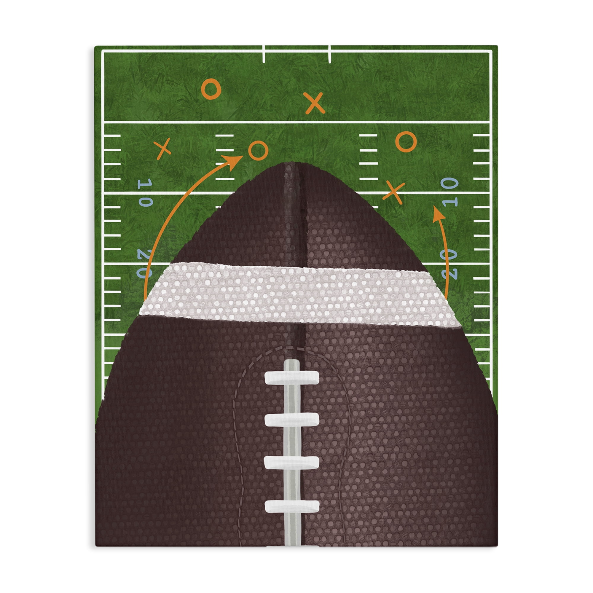 Stupell Industries Football Field Tactics Canvas Wall Art, design by Jennifer Stith
